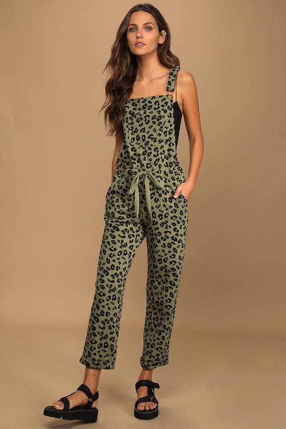 Green Overalls - Drawstring Overalls - Cuffed Overalls - Jumpsuit - Lulus