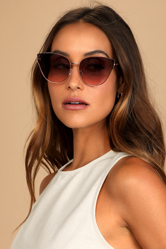Gold Sunglasses Oversized Sunglasses CatEye Sunglasses Lulus