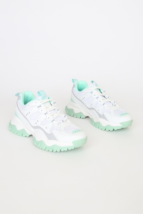 white shoes with green