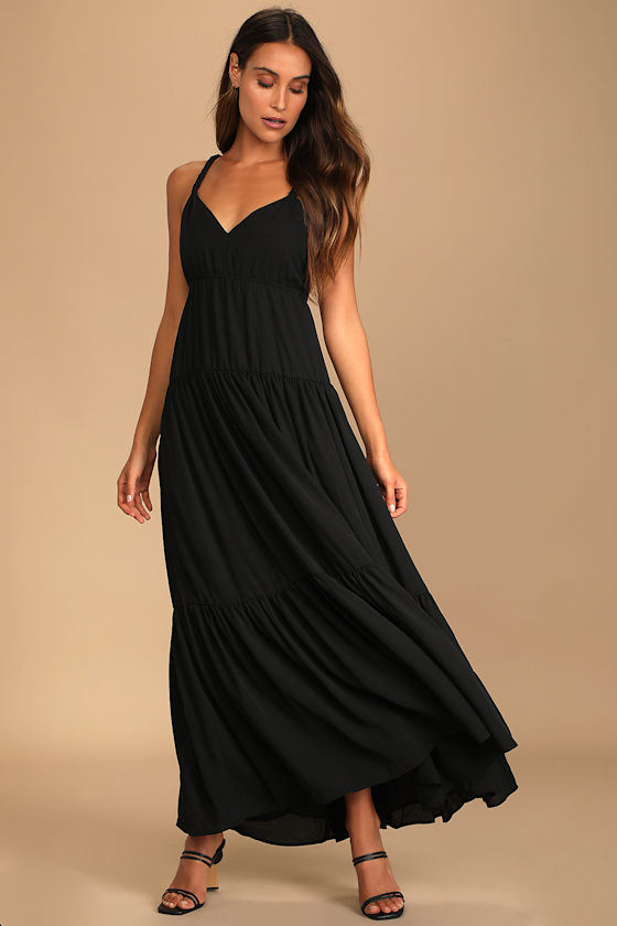 lulus black tie dresses