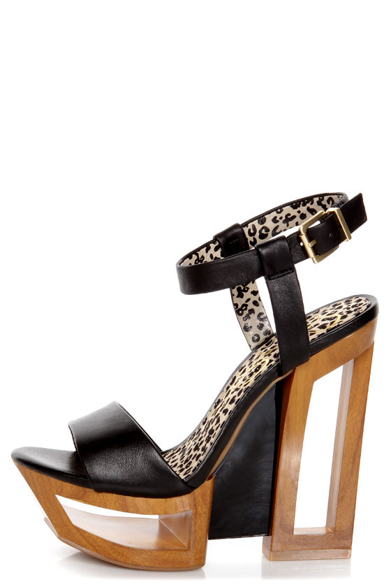 jessica simpson black wedge heels
