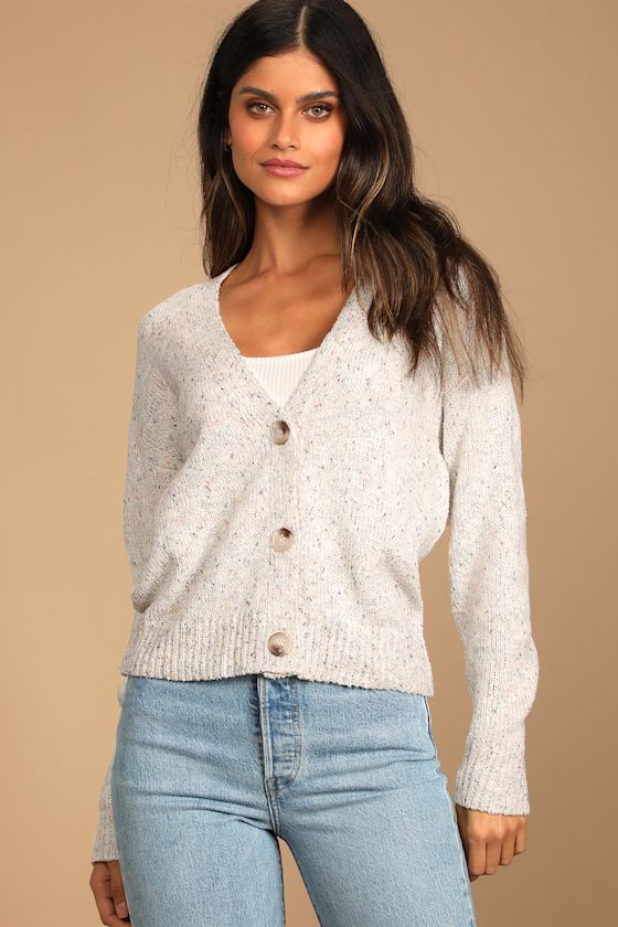 Toasty Mornings White Knit Oversized Sweater