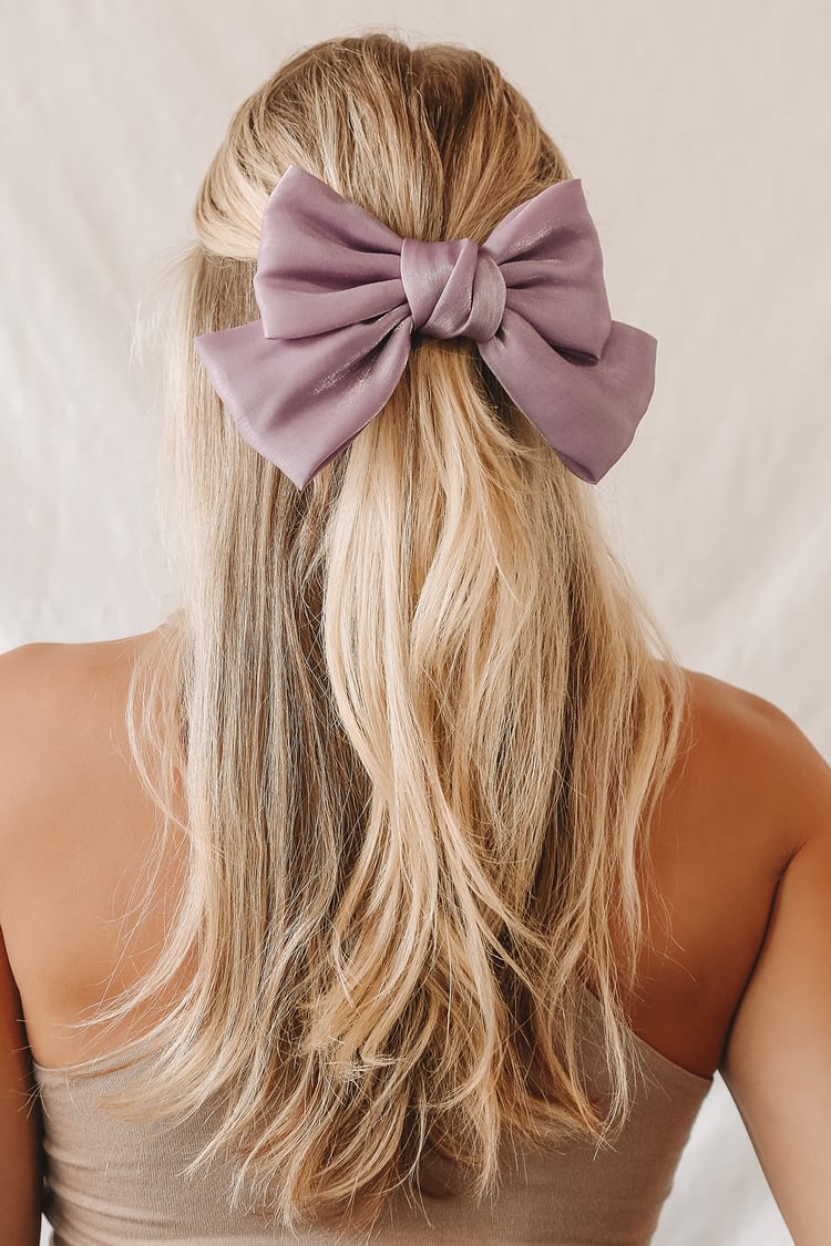 Lilac Multi Hair Clip Set - Oversized Bow Set - Hair Bows - Lulus Lilac Multi Hair Clip Set - Oversized Bow Set - Hair Bows - Lulus