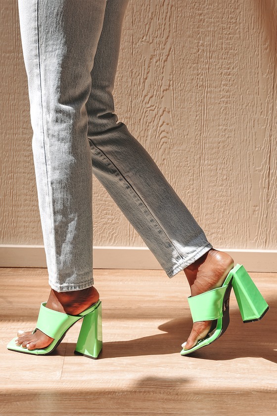green net heels