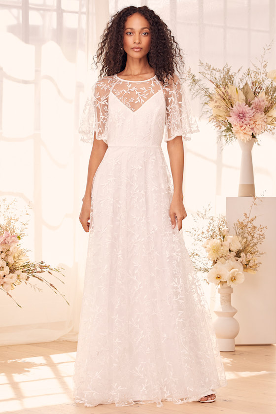 maxi gown for wedding