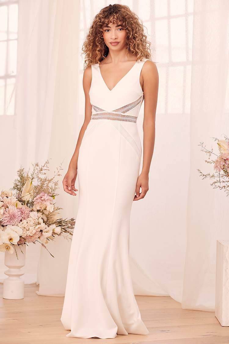 vows bridesmaid dresses One Shoulder Lace Blue Bridesmaid Dress Party Dress US0 / Blue