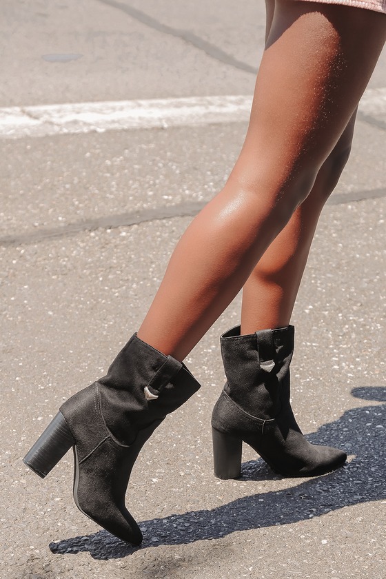 Black Boots - High Heel Boots - Women's Western Boots - Lulus