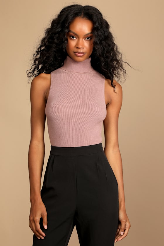 Sweeten the Season Taupe Turtleneck Bodysuit 4