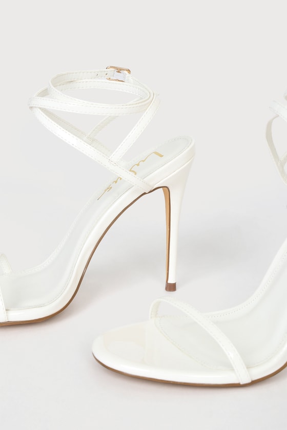 Women's Katana Heels - A New Day™ Off-white 5 : Target