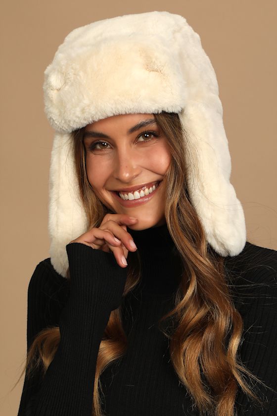 Faux Fur Trapper Hat Aviator Hat Ear Flap Hat Hunter Hat Lulus