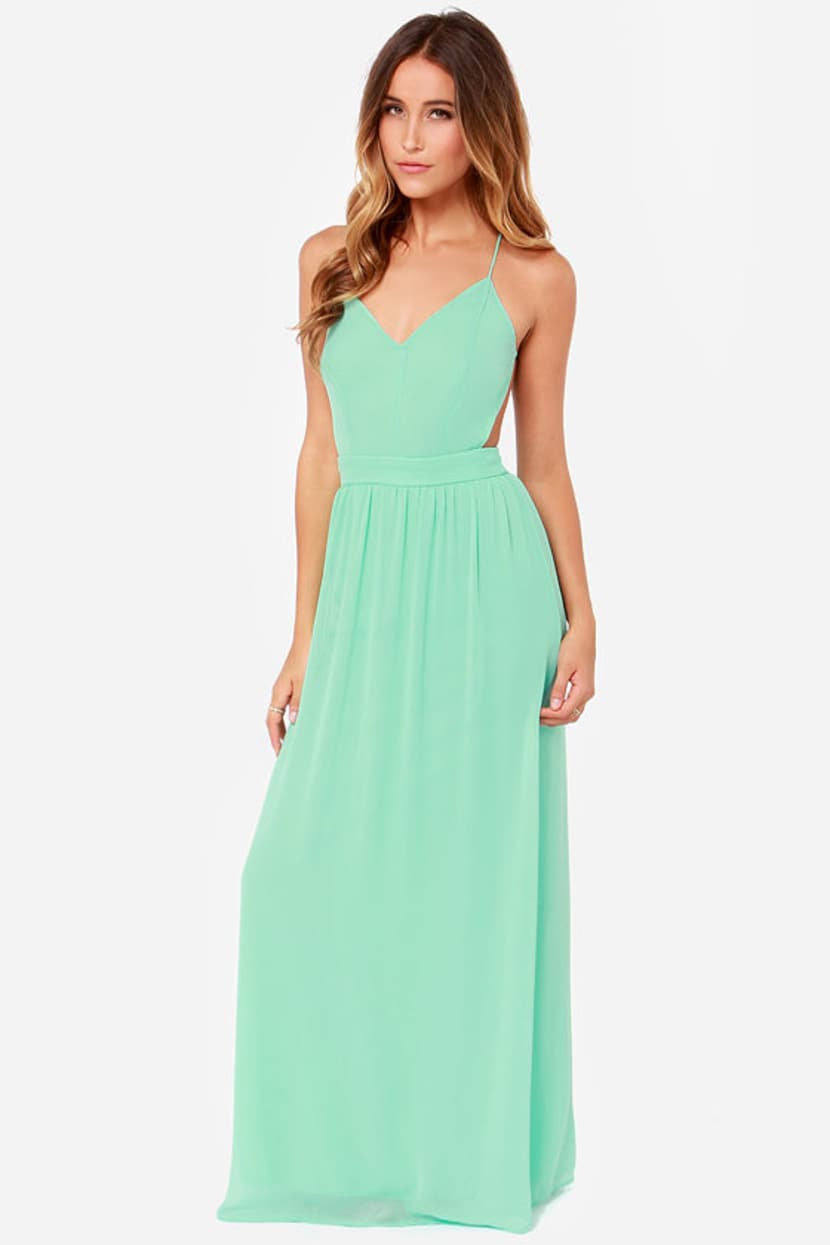 Sexy Backless Dress - Mint Green Dress - Maxi Dress - $49.00 - Lulus Sexy Backless Dress - Mint Green Dress - Maxi Dress - $49.00 - Lulus
