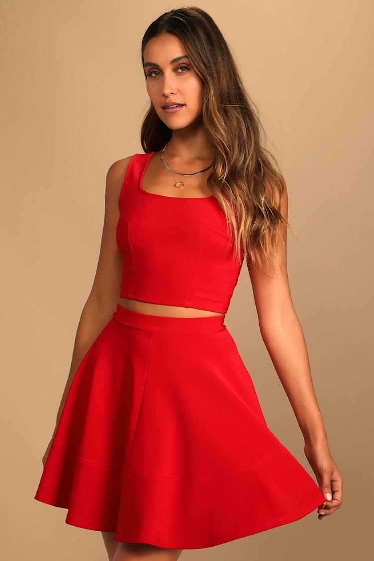 two piece skater dress This item is unavailable