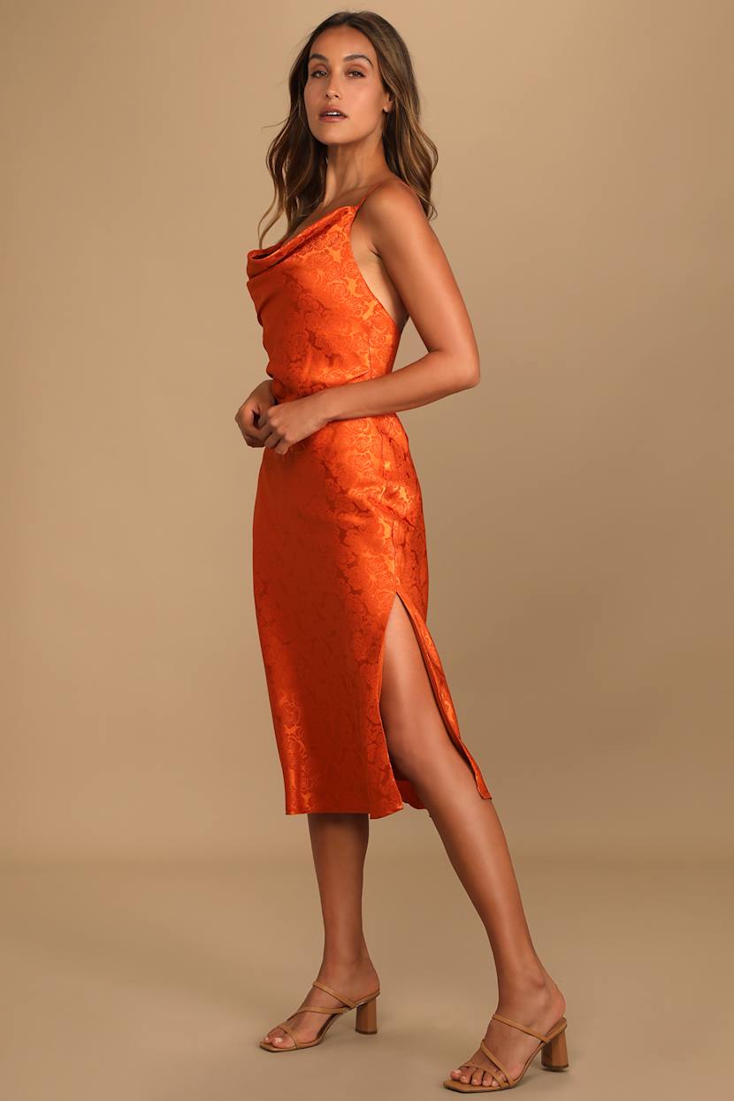dreaming of you rust orange swiss dot midi dress Womens Swiss Dot Midi Dress Lace Patchwork Crew Neck Short Sleeve A Line Tiered Flowy Dresses