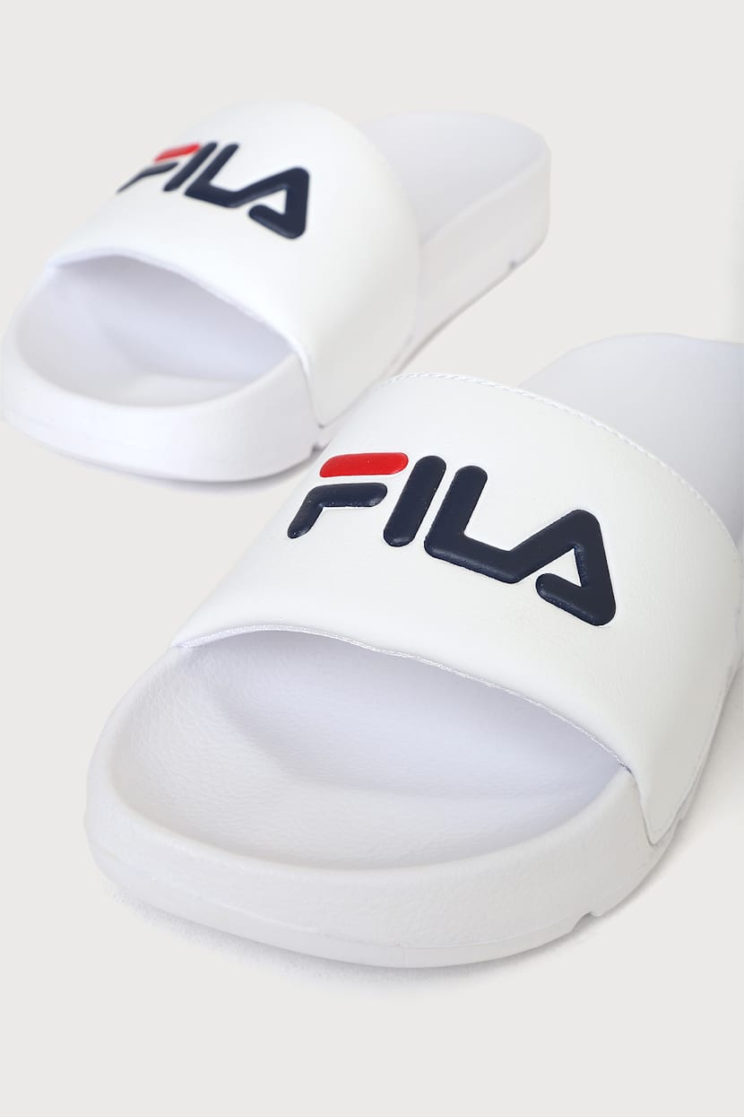 FILA Drifter Pool Slide Sandals - Footbed Sandals - Flat 