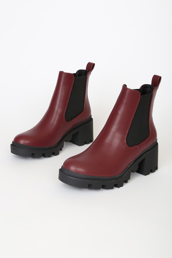 Waylen Oxblood Ankle Boots