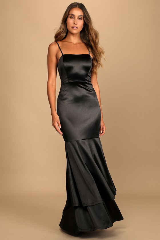 Black Satin Dress Plus Size | ShopStyle