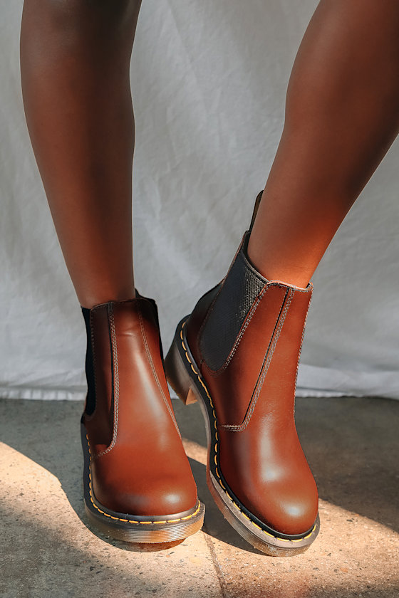Cadence Brown Abruzzo WP Leather Chelsea Boots 1