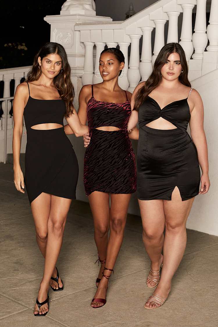 Cutout On The Town Black Cutout Bodycon Dress