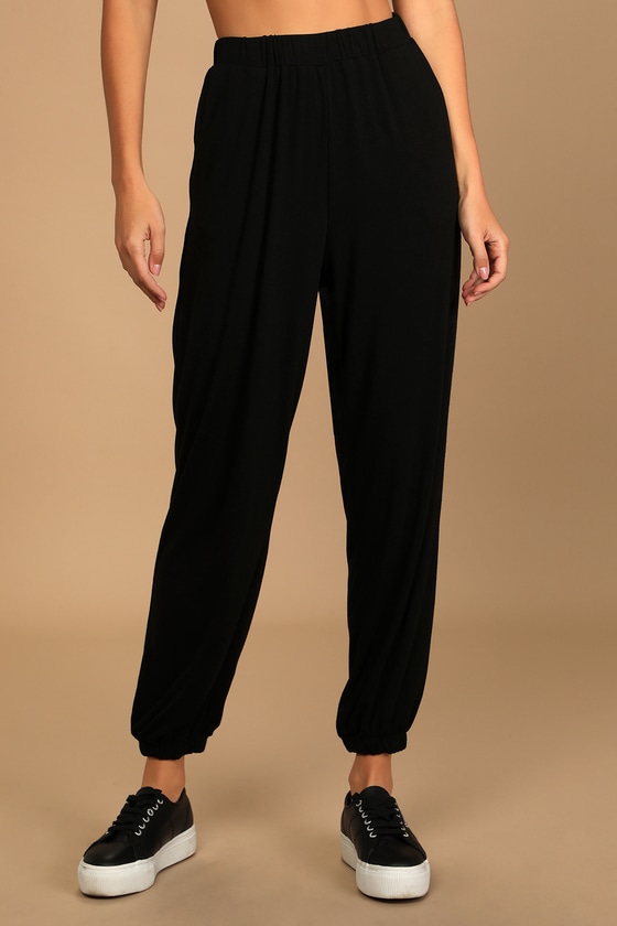 Black hotsell lounge joggers