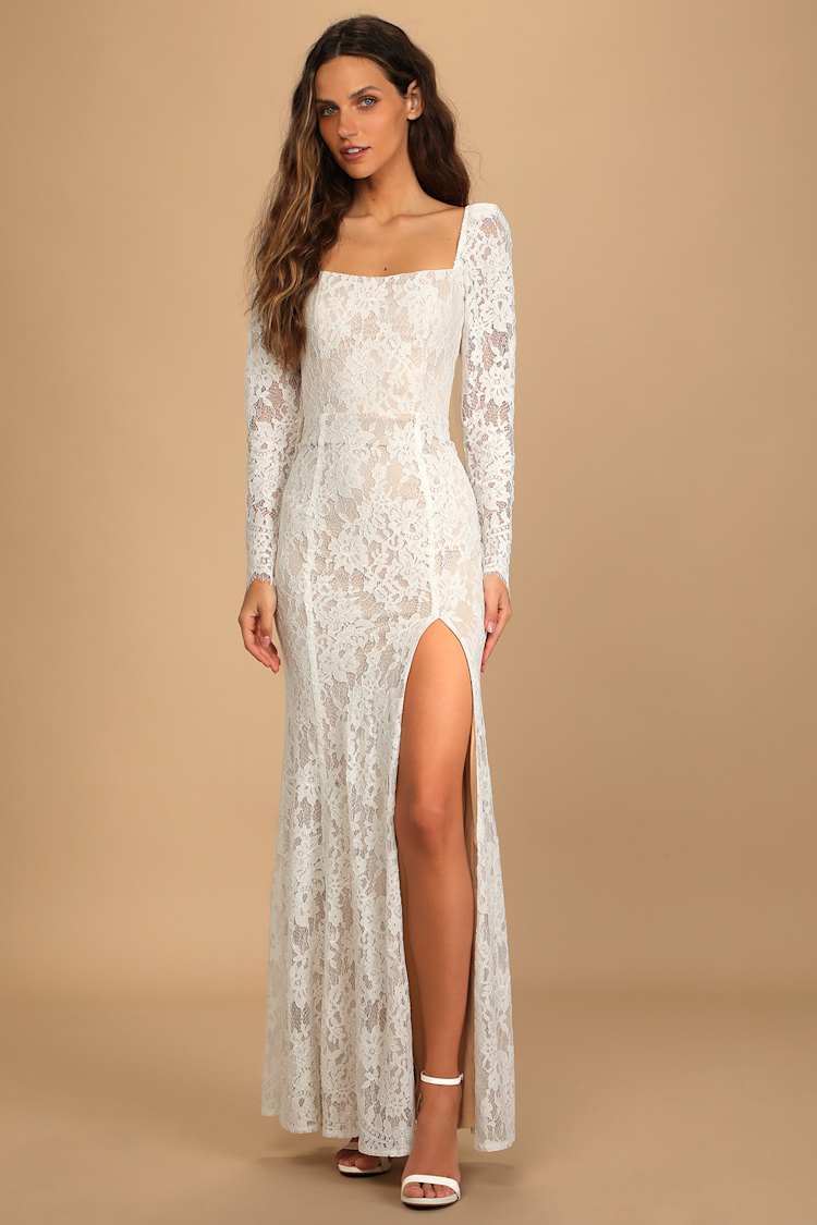 feather long sleeve mini dress Feather Sleeve Dress XL / White