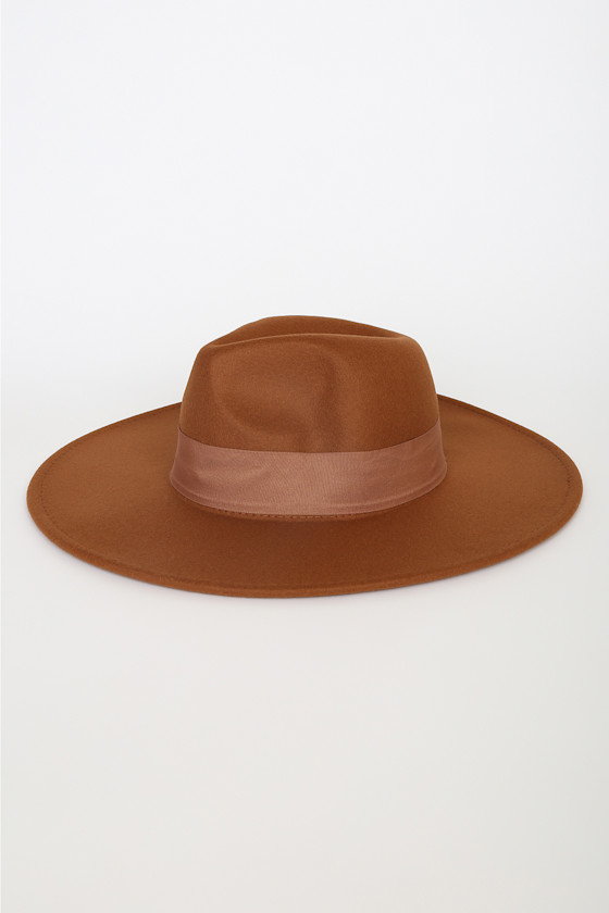 Got a Feeling Brown Fedora Hat 2