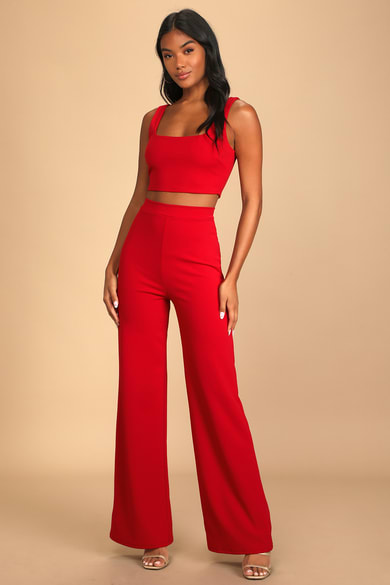 Red Jumpsuits for Women - Lulus