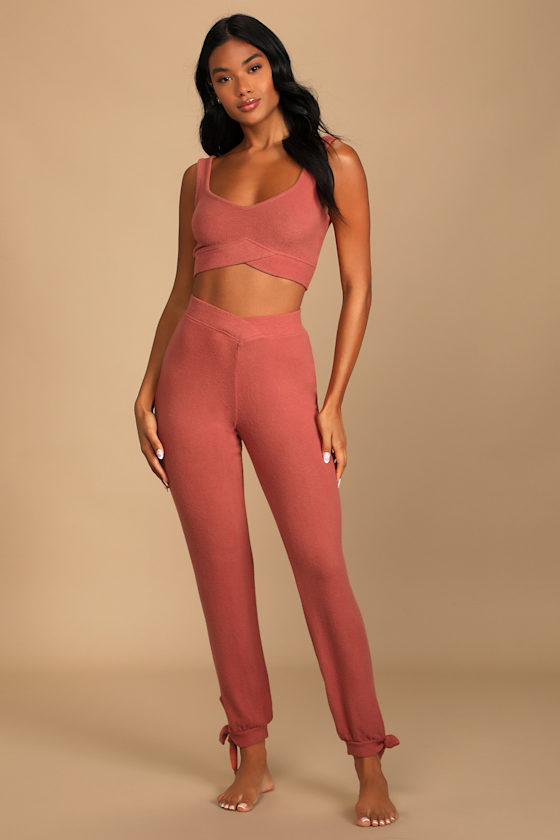 Orange Lounge Joggers - Crossover 