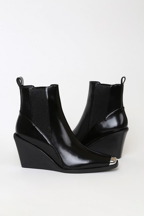 weston leather booties