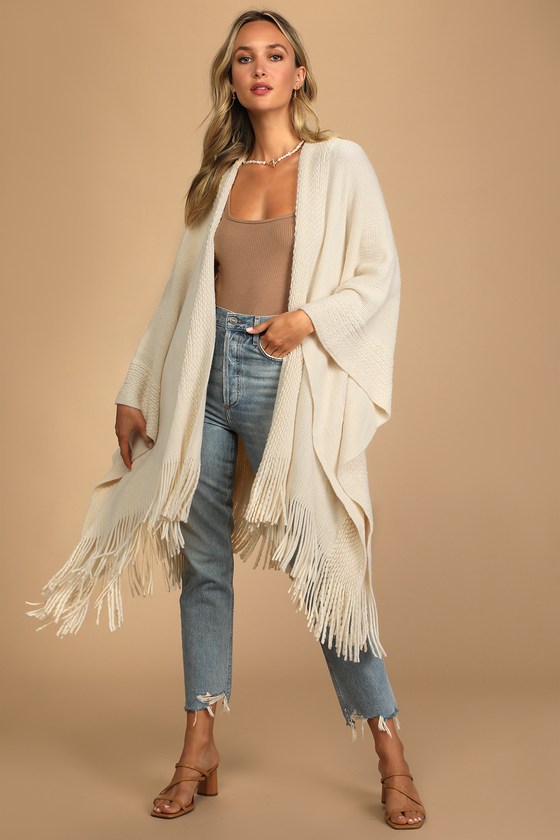 Ivory Cardigan Knit Cardigan Fringe Cardigan Cardigan Lulus