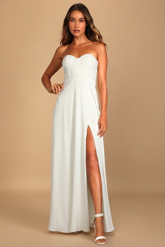 bustier maxi