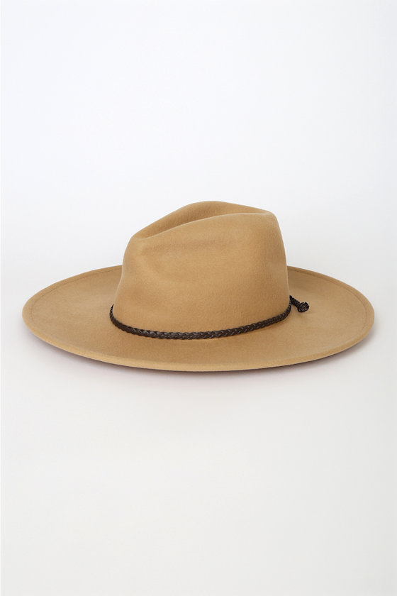 Greatest Adventure Camel Wool Fedora Hat 3