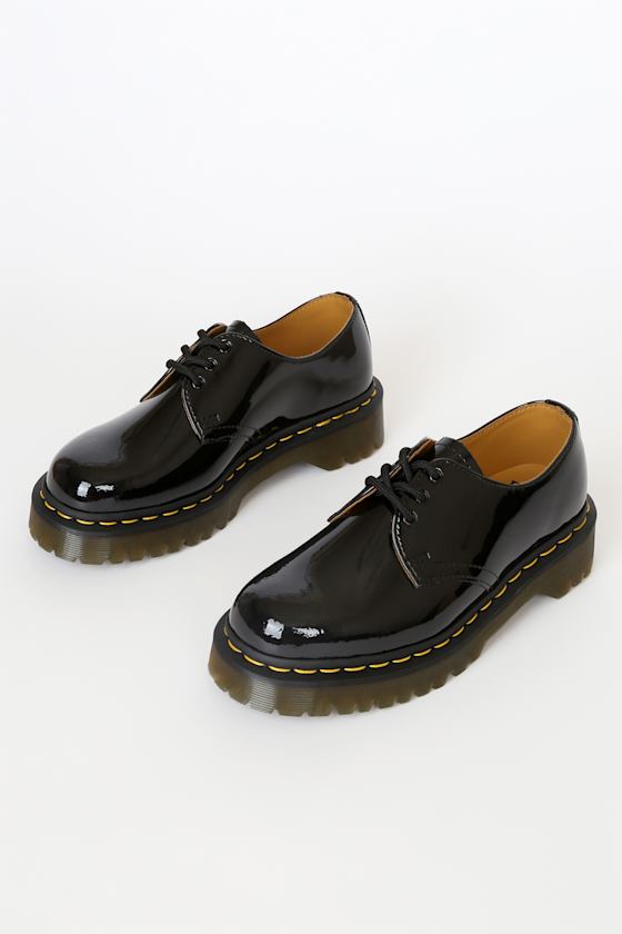 1461 Bex Black Patent Lamper Leather Oxfords 5
