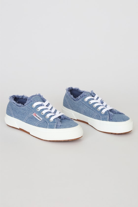 Superga denim sneakers hotsell