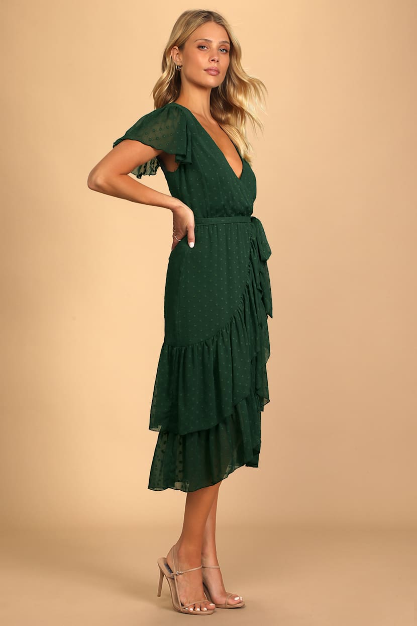 knee length dresses for ladies HARMONY HORIZON WOVEN MIDI DRESS main image 0