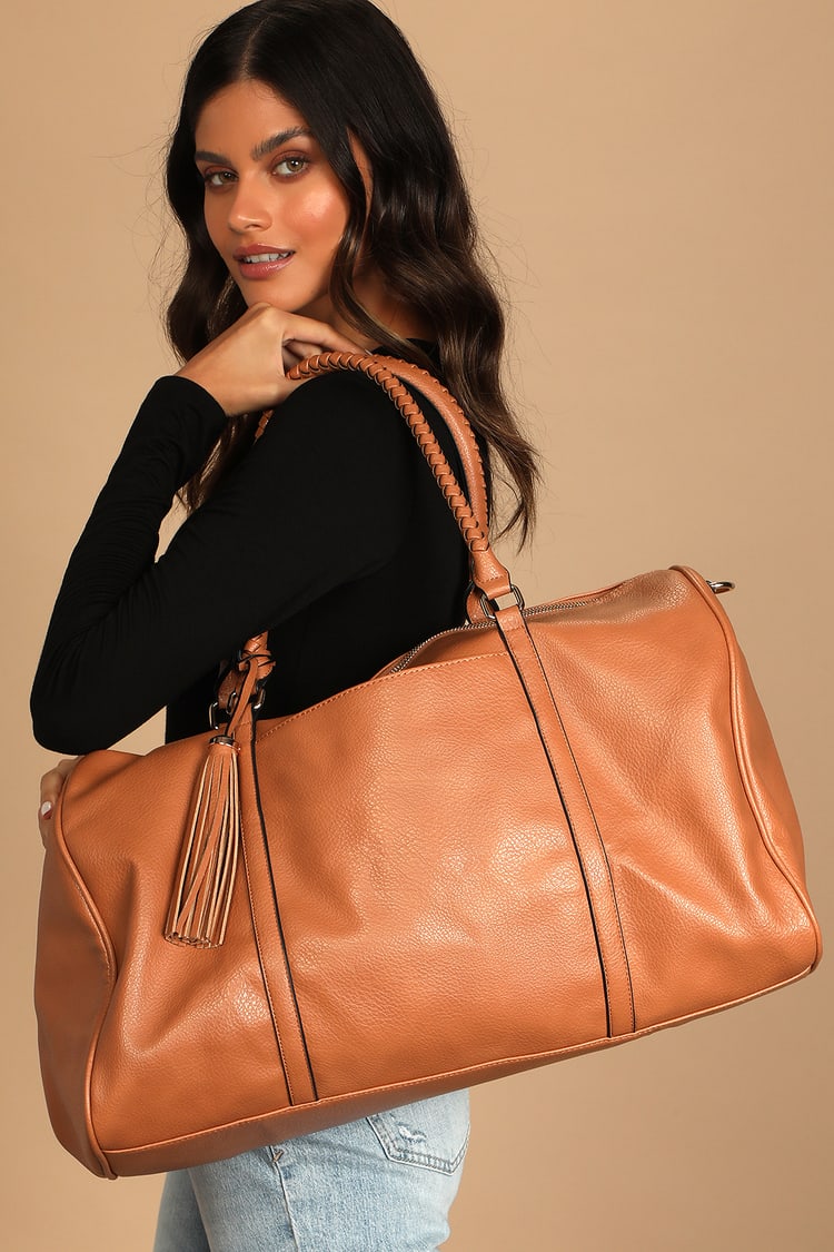 Be Right Back Tan Weekender Bag