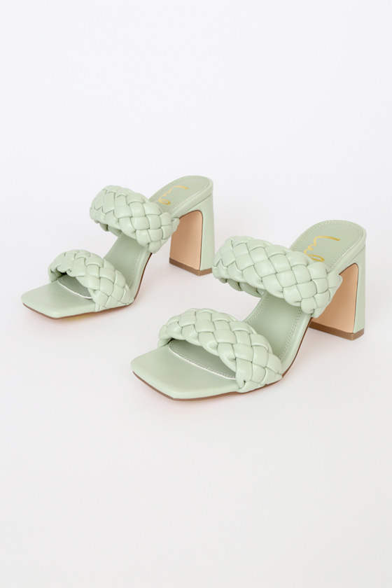 Louella Mint High Heel Sandals 3
