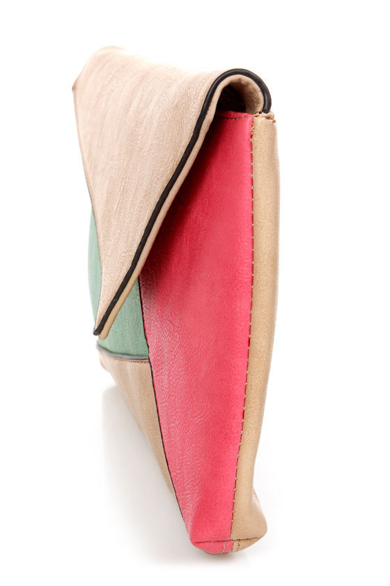 The Cerdena Clutch-Beige main image 0
