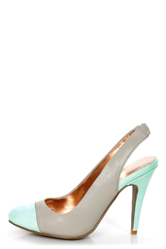 cap toe slingback heels