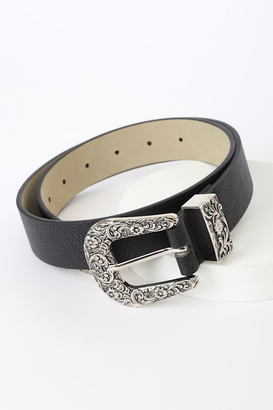 Ride Along Black and Silver Belt 2