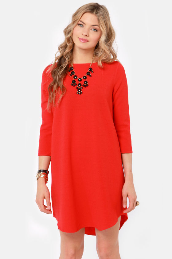 BB Dakota Noland Dress - Red Dress - Shift Dress - $74.00 - Lulus