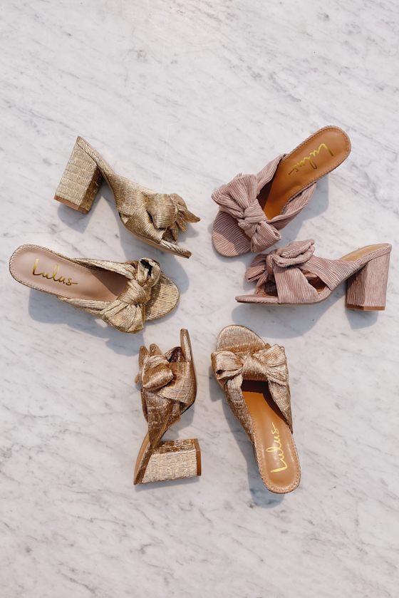 Dorothea Blush Knotted High Heel Sandals 1