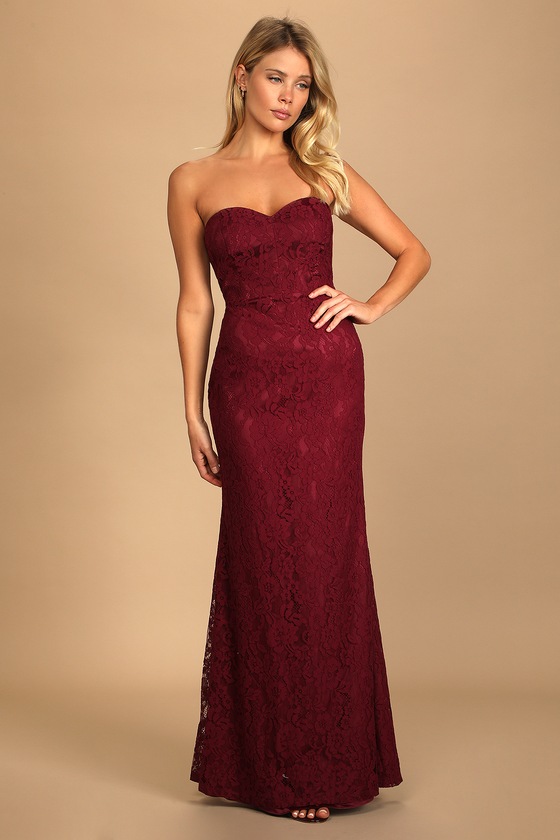 Cheap Long Strapless Dresses