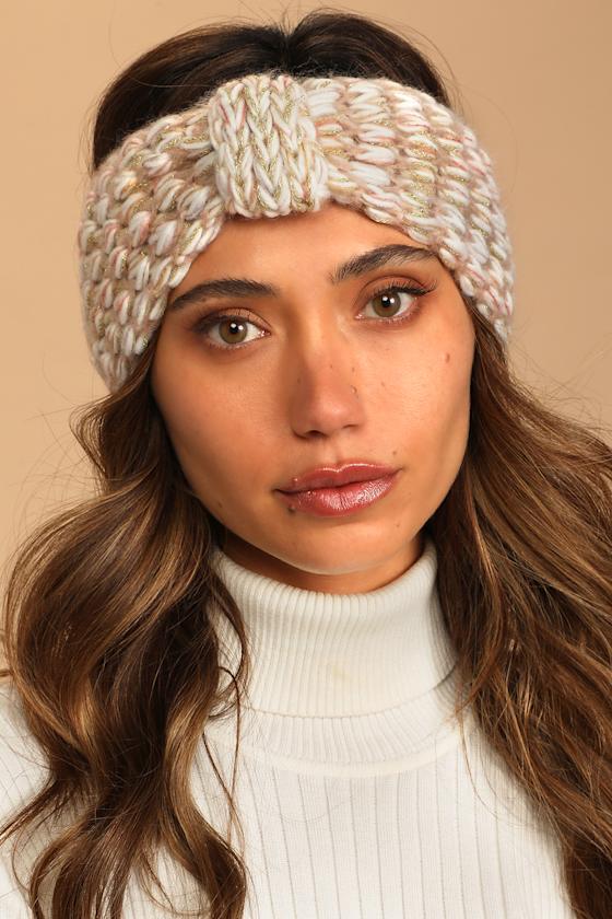 Ivory Headband Multi Knit Headband Knotted Headband Lulus