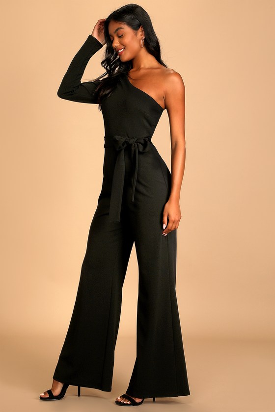 White One Shoulder One Shoulder Jumpsuit Formal With Side Split And Peplum  Detail Perfect For Prom, Formal Occasions, And Pageants From Sexybride,  $111.76 | DHgate.Com