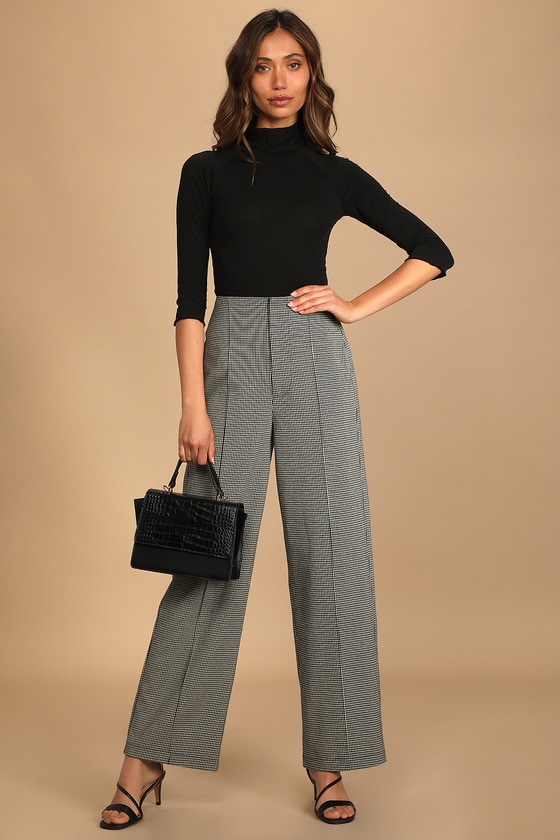 Lulus gingham best sale pants