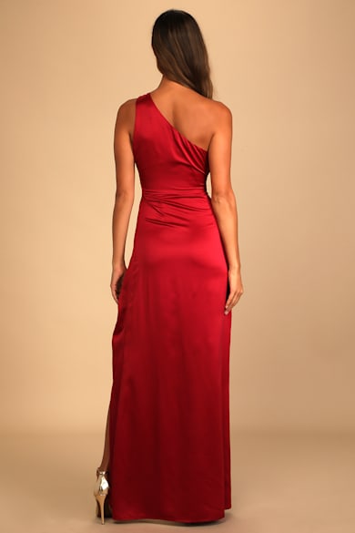 bridesmaid dresses mcallen tx Ladivine 7469 Long Bridesmaids Dress Simple Slit Satin Formal Dress V Neck A Line Evening Gown 8 / greenery