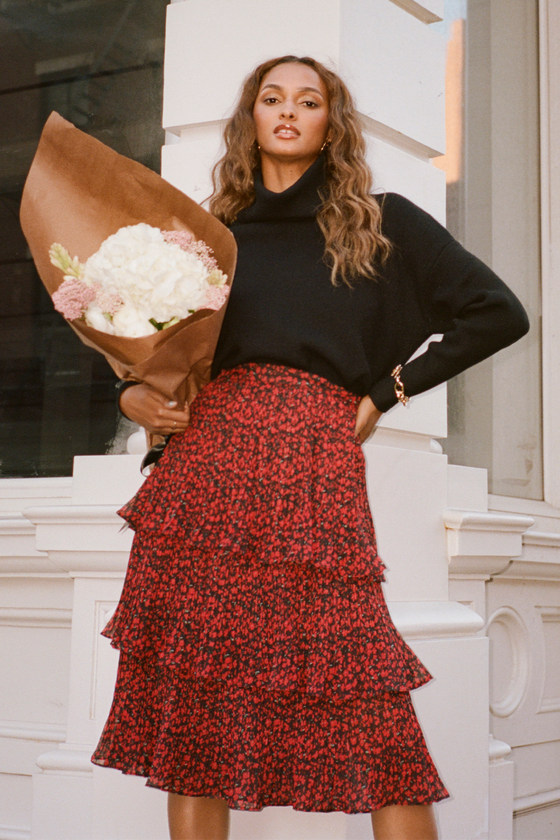 Skirt Outfits With Sweater  Inspired Beauty