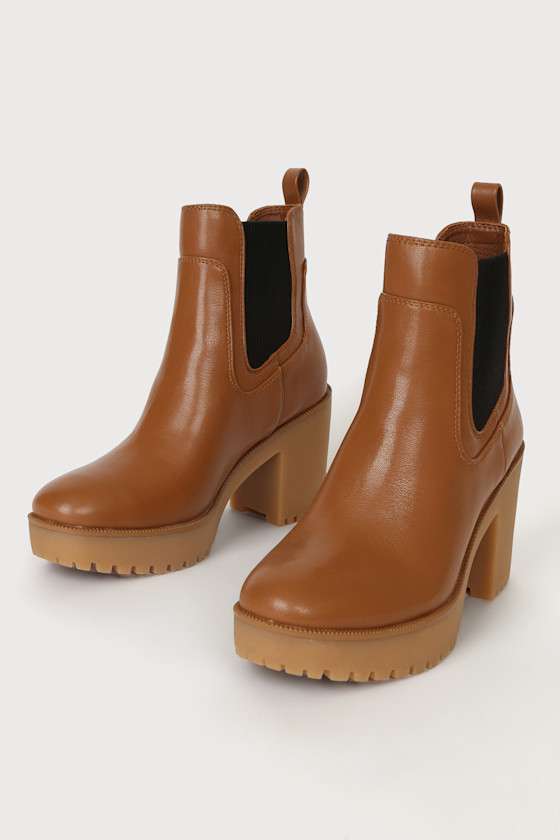 Good Day Camel Platform Ankle Boots 3