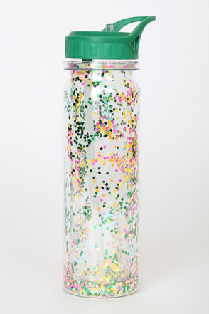 Glitter Bomb Water Bottle, Bando The Custom Shoppe