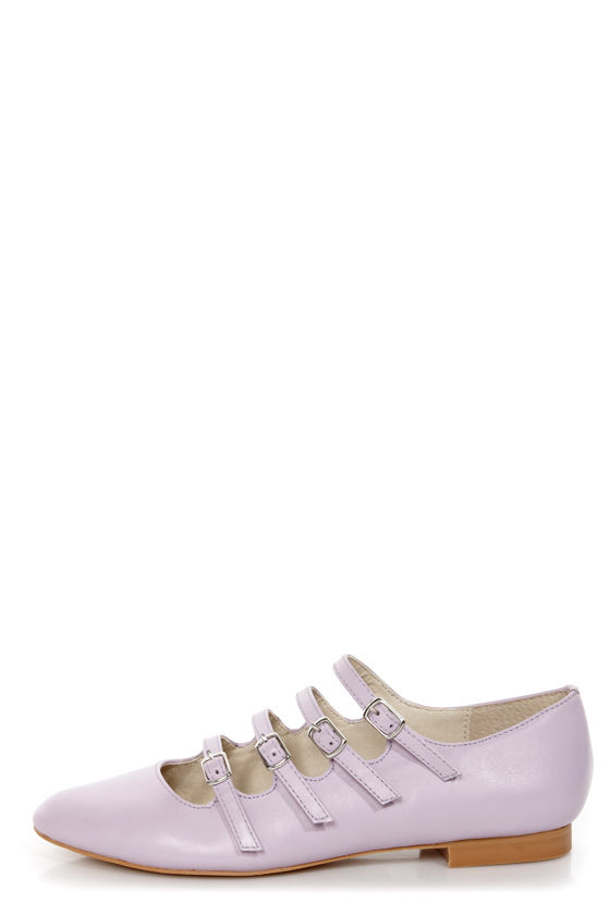 strappy pointed flats